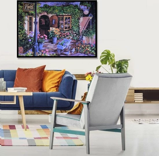 Happy Puzzle Puzzel 1000 Stukjes Volwassenen Legpuzzels Puzzle Jigsaw Puzzels - Speelgoed Hobby En Creatief Voor Volwassenen - 50*70 Cm - Beautiful Garden 7 Happy Puzzle Puzzel 1000 Stukjes Volwassenen Legpuzzels Puzzle Jigsaw Puzzels - Speelgoed Hobby En Creatief Voor Volwassenen - 50*70 Cm - Beautiful Garden - Afbeelding 5