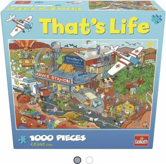 Goliath That's Life Puzzel - Het Binnenland - Puzzel 1000 Stukjes 3 Goliath That's Life Puzzel - Het Binnenland - Puzzel 1000 Stukjes