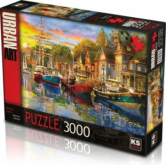 KS Games Harbour Lights Puzzel 3000 Stukjes 3 KS Games Harbour Lights Puzzel 3000 Stukjes