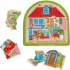 Bigjigs - Houten Lagen Puzzel Huis, 27st. -Puzzels Verkoopwinkel 550x546 3