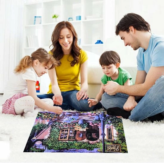 Happy Puzzle Puzzel 1000 Stukjes Volwassenen Legpuzzels Puzzle Jigsaw Puzzels - Speelgoed Hobby En Creatief Voor Volwassenen - 50*70 Cm - Beautiful Garden 5 Happy Puzzle Puzzel 1000 Stukjes Volwassenen Legpuzzels Puzzle Jigsaw Puzzels - Speelgoed Hobby En Creatief Voor Volwassenen - 50*70 Cm - Beautiful Garden - Afbeelding 3