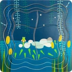 Small Foot Company Small Foot - Layer Puzzle Frog King -Puzzels Verkoopwinkel 550x548 5