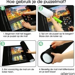 Allerion® Allerion Puzzelmat - 66cm X 115cm - Oprolbaar - Inclusief Opbergkoker En Accessoires 11 Allerion® Allerion Puzzelmat - 66cm X 115cm - Oprolbaar - Inclusief Opbergkoker En Accessoires -Puzzels Verkoopwinkel 550x548 7