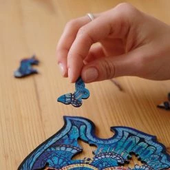 UNIDRAGON Houten Puzzel Dier - Eeuwige Olifant - 299 Stukjes - King Size 41x32 Cm -Puzzels Verkoopwinkel 550x550 107