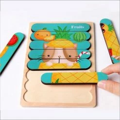 Van Theo Houten Puzzel - Dubbelzijdige Kinderpuzzels - Voordeel Set 16-in-1 - Montessori Speelgoed -Puzzels Verkoopwinkel 550x550 120