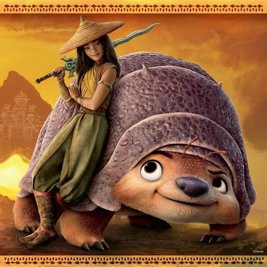 Ravensburger Puzzel Disney Raya, De Dappere Krijger - 3x49 Stukjes - Kinderpuzzel 5 Ravensburger Puzzel Disney Raya, De Dappere Krijger - 3x49 Stukjes - Kinderpuzzel - Afbeelding 3