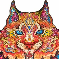 UNIDRAGON Houten Puzzel Dier - Voorzichtige Lynx- 297 Stukjes - King Size 27x41 Cm -Puzzels Verkoopwinkel 550x550 137