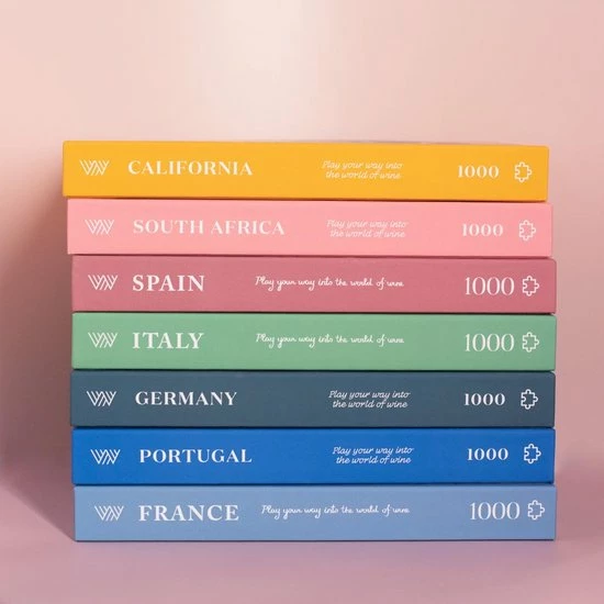 Water & Wines Puzzel - 7 Stuks - Complete Set - Wijnlanden - Wijnliefhebber 3 Water & Wines Puzzel - 7 Stuks - Complete Set - Wijnlanden - Wijnliefhebber