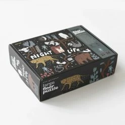 Wee Gallery, Floor Puzzle, Night Life - Puzzel - Grote Stukken - Kinderpuzzel -Puzzels Verkoopwinkel 550x550 185