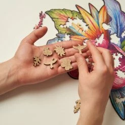 UNIDRAGON Houten Puzzel Dier - Ongrijpbare Kolibri - 700 Stukjes - Royal Size 70x54 Cm -Puzzels Verkoopwinkel 550x550 265