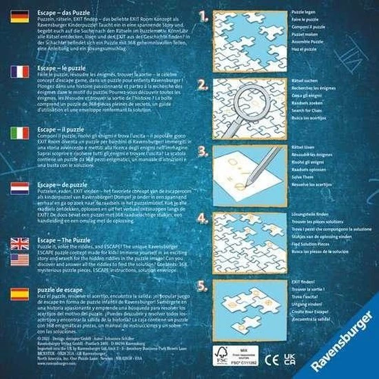 Ravensburger Escape Puzzle Kids Pirates - 368 Stukjes 8 Ravensburger Escape Puzzle Kids Pirates - 368 Stukjes - Afbeelding 6