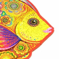 UNIDRAGON Houten Puzzel Dier - Glanzende Vis - 331 Stukjes - King Size 40x31 Cm -Puzzels Verkoopwinkel 550x550 58