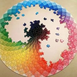 Happy Puzzle Ronde Puzzel 1000 Stukjes -Kleurrijke Puzzel - 50*70 Cm- Moederdag Cadeautje -Puzzels Verkoopwinkel 550x550 78