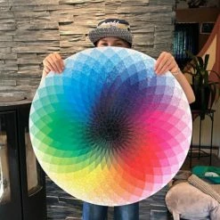 Happy Puzzle Ronde Puzzel 1000 Stukjes -Kleurrijke Puzzel - 50*70 Cm- Moederdag Cadeautje -Puzzels Verkoopwinkel 550x550 79