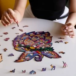UNIDRAGON Houten Puzzel Dier - Sprookjesvogel - 297 Stukjes - King Size 30x39 Cm -Puzzels Verkoopwinkel 550x550 96