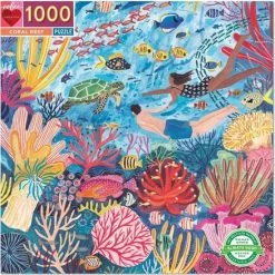 EeBoo Coral Reef Blokpuzzel 1000 Stuk(s) Kunst 7 EeBoo Coral Reef Blokpuzzel 1000 Stuk(s) Kunst -Puzzels Verkoopwinkel 550x551 5