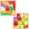 4yourkids Houten Speelgoed 2 Set 3D Puzzel - Fruit En Groenten - Blok Puzzel - Vroege Educatieve Ontwikkeling - Jongens En Meisjes - Kinderen - 3 Jaar - Gift - Cadeau -Puzzels Verkoopwinkel 550x553 5