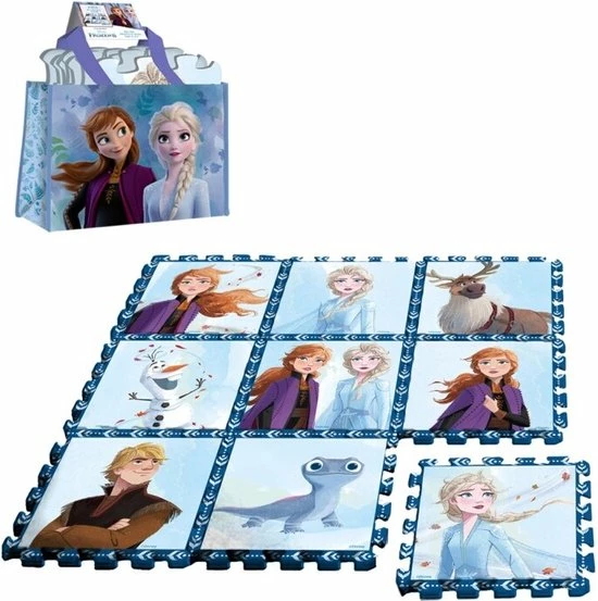 Disney Vloerpuzzel Frozen Ii Junior 90 Cm Foam Blauw 9-delig 4 Disney Vloerpuzzel Frozen Ii Junior 90 Cm Foam Blauw 9-delig - Afbeelding 2