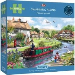 Gibsons Swanning Along Puzzel (250 XL Stukjes) 5 Gibsons Swanning Along Puzzel (250 XL Stukjes) -Puzzels Verkoopwinkel 550x555 5
