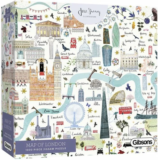 Gibsons Map Of London (1000) 3 Gibsons Map Of London (1000)