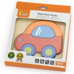 Vigatoys Viga Toys - Vormenpuzzel - Auto -Puzzels Verkoopwinkel 550x564
