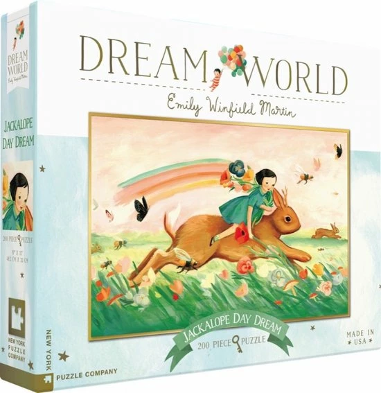 The New York Puzzle Company New York Puzzle Company Jackalope Day Dream - 200 Pieces 5 The New York Puzzle Company New York Puzzle Company Jackalope Day Dream - 200 Pieces - Afbeelding 3