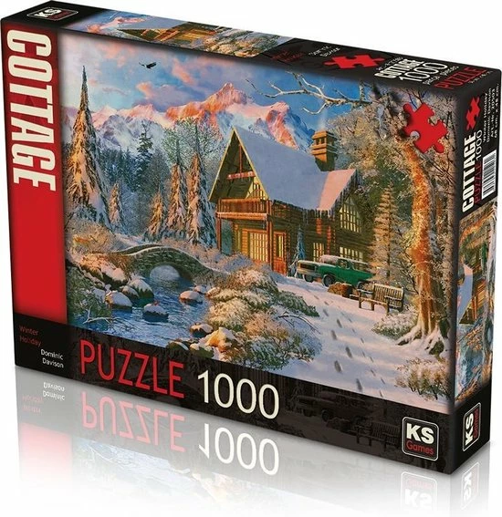 KS Games Winter Holiday Puzzel 1000 Stukjes 3 KS Games Winter Holiday Puzzel 1000 Stukjes