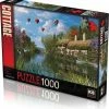 KS Games Old River Cottage Puzzel 1000 Stukjes -Puzzels Verkoopwinkel 550x569