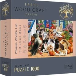 Trefl Hout Honden Vriendschap Puzzel - 1000 Stukjes