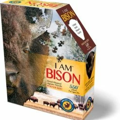 I Am Puzzle Poster Size: BISON 76.20x63.50cm, 550pcs, In Doos 30.48x25.40x7.62cm, Madd Capp Puzzle, 10+