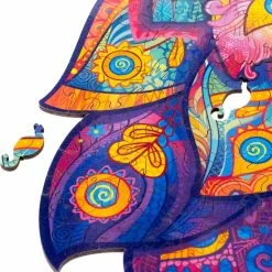 UNIDRAGON Houten Puzzel Dier - Sprookjesvogel - 297 Stukjes - King Size 30x39 Cm -Puzzels Verkoopwinkel 550x574 3