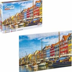 Grafix Puzzel 1000 Stukjes Volwassenen | Thema Kopenhagen | Afmeting 50 X 70 CM | Legpuzzel