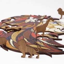 Eco-wood-art Legpuzzel Lion 31 X 28 X 0,5 Cm Hout Bruin 100 Stuks -Puzzels Verkoopwinkel 550x578 11