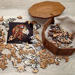 Eco-wood-art Legpuzzel Lion 31 X 28 X 0,5 Cm Hout Bruin 100 Stuks -Puzzels Verkoopwinkel 550x578 12