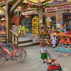 Wooden City In The Toyshop (400 Stukjes) - Houten Puzzel -Puzzels Verkoopwinkel 550x578 9