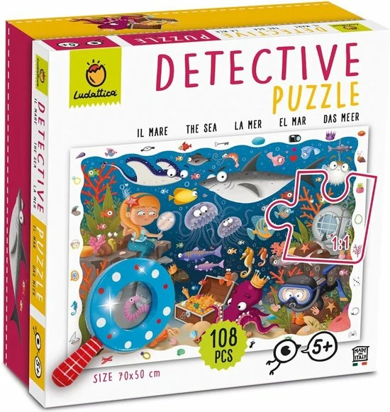 Ludattica - Ludattica Detective Puzzel Onderwaterwereld 108 St 3 Ludattica - Ludattica Detective Puzzel Onderwaterwereld 108 St