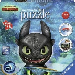 Ravensburger Dragions 3 Tandloos - 3D Puzzel - 72 Stukjes