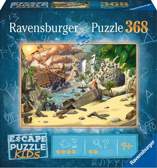 Ravensburger Escape Puzzle Kids Pirates - 368 Stukjes 3 Ravensburger Escape Puzzle Kids Pirates - 368 Stukjes