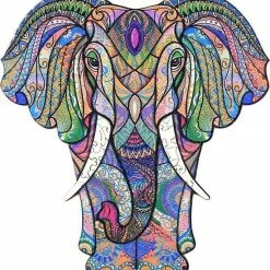 Jigsaw Legpuzzel Olifant 42 A3 | Houten Puzzel | 200 Stukjes | Dierenpuzzel| Meer Dan 50 Verschillende Modellen