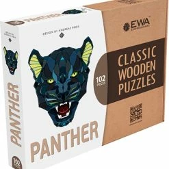 Eco-wood-art Legpuzzel Panter 31 X 28 X 0,5 Cm Hout Bruin 102 St. -Puzzels Verkoopwinkel 550x593