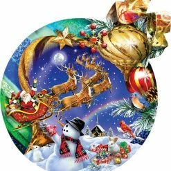 Sunsout Vormnepuzzel Christmas Ornament 1000