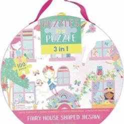 Floss & Rock 3-in-1 Fairy Puzzel - 39,5 X 51 Cm