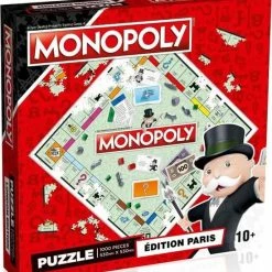 Winning Moves WINNENDE BEWEGINGEN Legpuzzel Monopoly Klassiek Parijs 1000 Stukjes