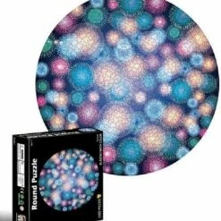 Kidspoint Ronde Puzzel | 1000 Stukjes | Vuurwerk | 65 Cm Doorsnee | Vanaf 7 Jaar