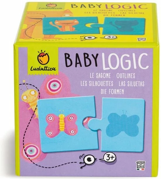 Ludattica Legpuzzel Baby Logic Outlines Karton 20 Stukjes 7 Ludattica Legpuzzel Baby Logic Outlines Karton 20 Stukjes - Afbeelding 5