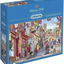 Gibsons Steep Hill (1000) -Puzzels Verkoopwinkel 550x614