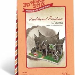 Dielay - 3D Puzzel - Complete Set - 30 Onderdelen - Traditioneel Indonesisch Huis 10 Dielay - 3D Puzzel - Complete Set - 30 Onderdelen - Traditioneel Indonesisch Huis -Puzzels Verkoopwinkel 550x616 2