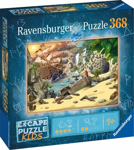 Ravensburger Escape Puzzle Kids Pirates - 368 Stukjes 5 Ravensburger Escape Puzzle Kids Pirates - 368 Stukjes - Afbeelding 3