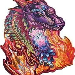 Wood Trick Tovenaar Draak - Houten Vormpuzzel -Puzzels Verkoopwinkel 550x622