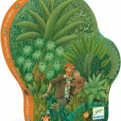 Djeco Silhouette Puzzel Jungle | 54 Pcs